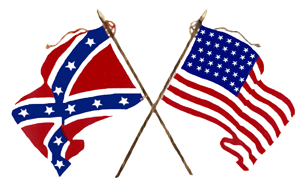 confederate and union flag: civil war jokes for kids