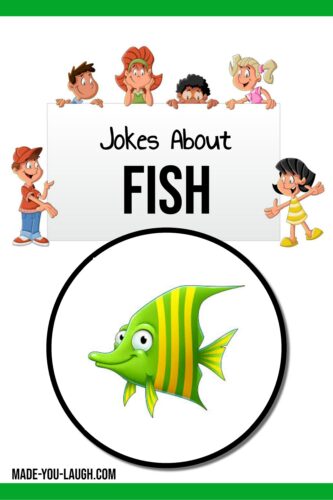 clean and funny jokes about fish for kids. www.made-you-laugh.com