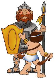 David and Goliath jokes for kids: www.made-you-laugh.com