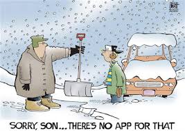 winter cartoon, no app for that