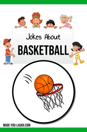 Clean and funny jokes about basketball for kids at www.made-you-laugh.com