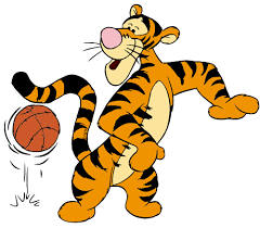 Who is the best basketball player in the Hundred Acre Wood? Tigger... he never stops bouncing!